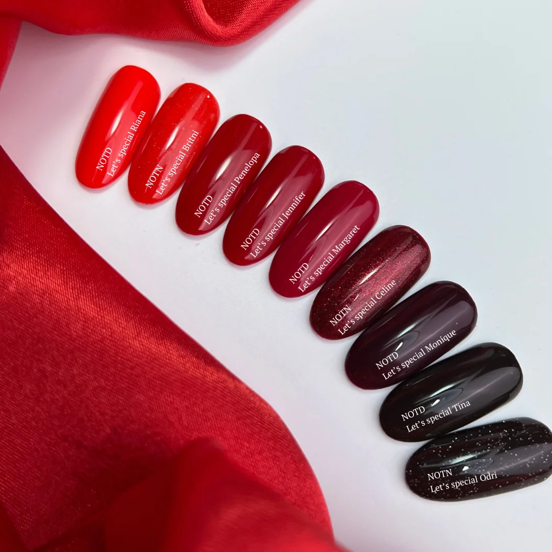 NAILSOFTHEDAY Gel Polish „Tina“ – ein tiefdunkler, reif-kirschfarbener Gel-Lack, der bereits in nur einer Schicht perfekt deckt, 10 ml – Bild 3