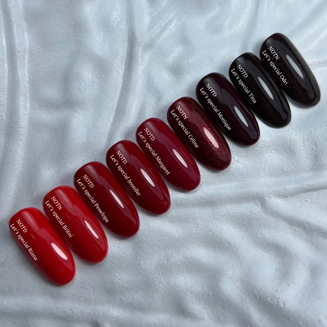 NAILSOFTHEDAY Gel Polish „Tina“ – ein tiefdunkler, reif-kirschfarbener Gel-Lack, der bereits in nur einer Schicht perfekt deckt, 10 ml – Bild 4