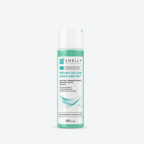 Shelly PEELING HAND & FOOT GEL Sanftes Peeling für glatte, gepflegte und hydratisierte Haut mit Aloe Vera, 200 ml