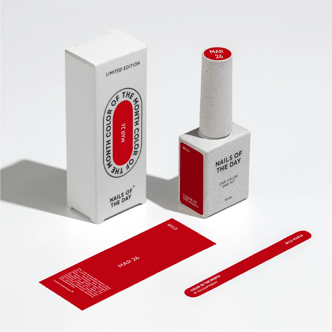 NAILSOFTHEDAY Color of the month March 2026 Wild, 10 ml – Bild 2