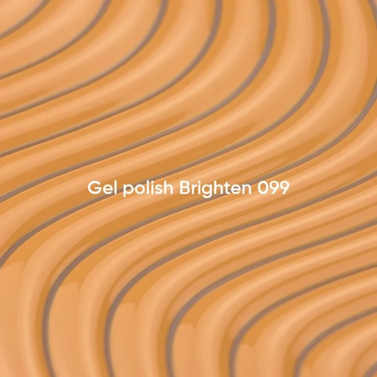 NAILSOFTHEDAY Gel Polish Brighten 099, Pastelloranger, 1-Schicht-Deckkraft, 10 ml – Bild 3