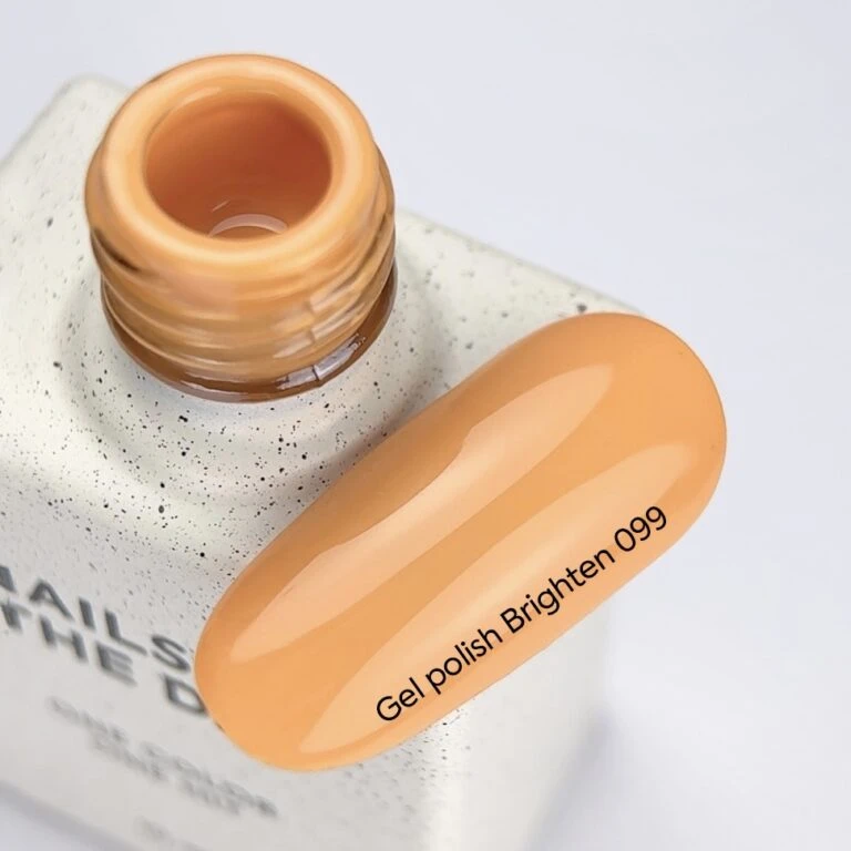 NAILSOFTHEDAY Gel Polish Brighten 099, Pastelloranger, 1-Schicht-Deckkraft, 10 ml – Bild 2
