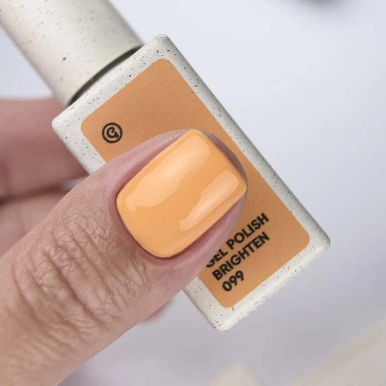 NAILSOFTHEDAY Gel Polish Brighten 099, Pastelloranger, 1-Schicht-Deckkraft, 10 ml – Bild 4