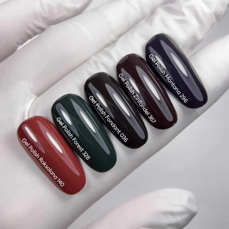 NAILSOFTHEDAY Gel Polish Zinfandel 367, Dunkelbordeauxfarbener Gel-Lack, 1-Schicht-Deckkraft, 10 ml – Bild 5