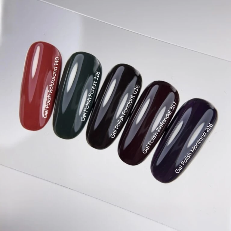 NAILSOFTHEDAY Gel Polish Zinfandel 367, Dunkelbordeauxfarbener Gel-Lack, 1-Schicht-Deckkraft, 10 ml – Bild 4