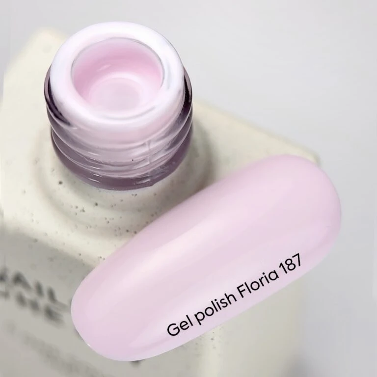 NAILSOFTHEDAY Gel Polish polish Floria 187, Pastellrosa Gel-Lack, 1-Schicht-Deckkraft, 10 ml – Bild 2