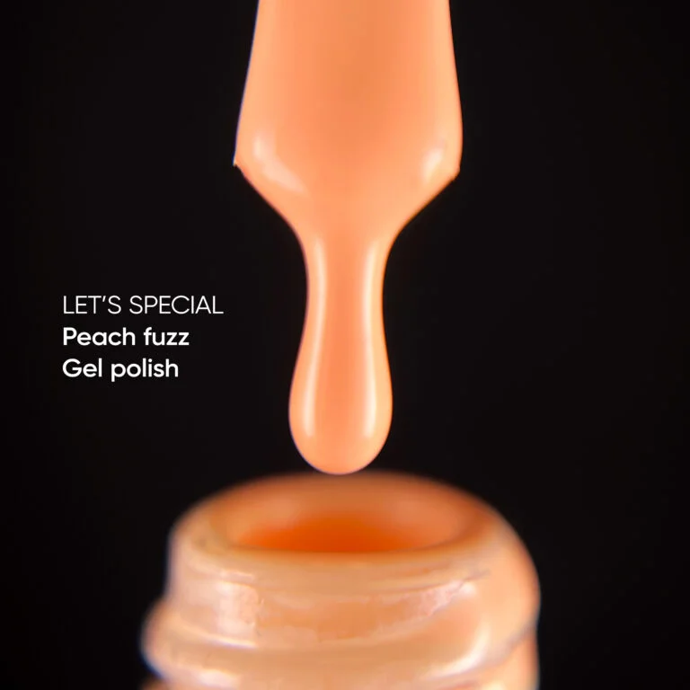 NAILSOFTHEDAY Gel Polish Peach Fuzz 181, Zartpfirsichfarbener Gel-Lack, 1-Schicht-Deckkraft, 10 ml – Bild 3