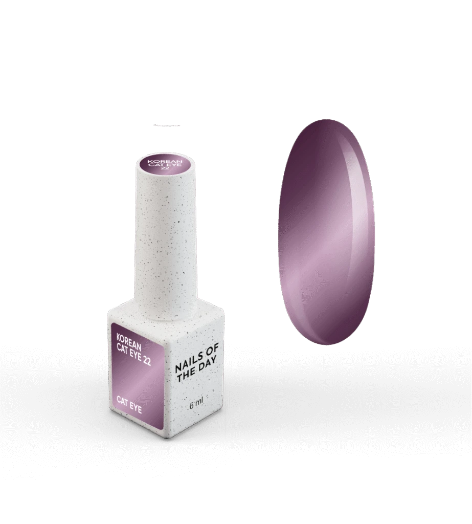NAILSOFTHEDAY Korean Cat Eye 22 – Zartvioletter Cat-Eye Gel-Lack, 6 ml