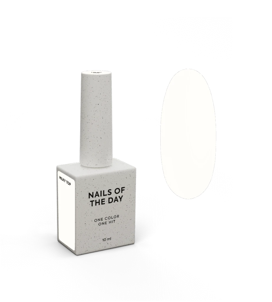 NAILSOFTHEDAY Milky Top – Zart milchiger Top Coat ohne Schwitzschicht