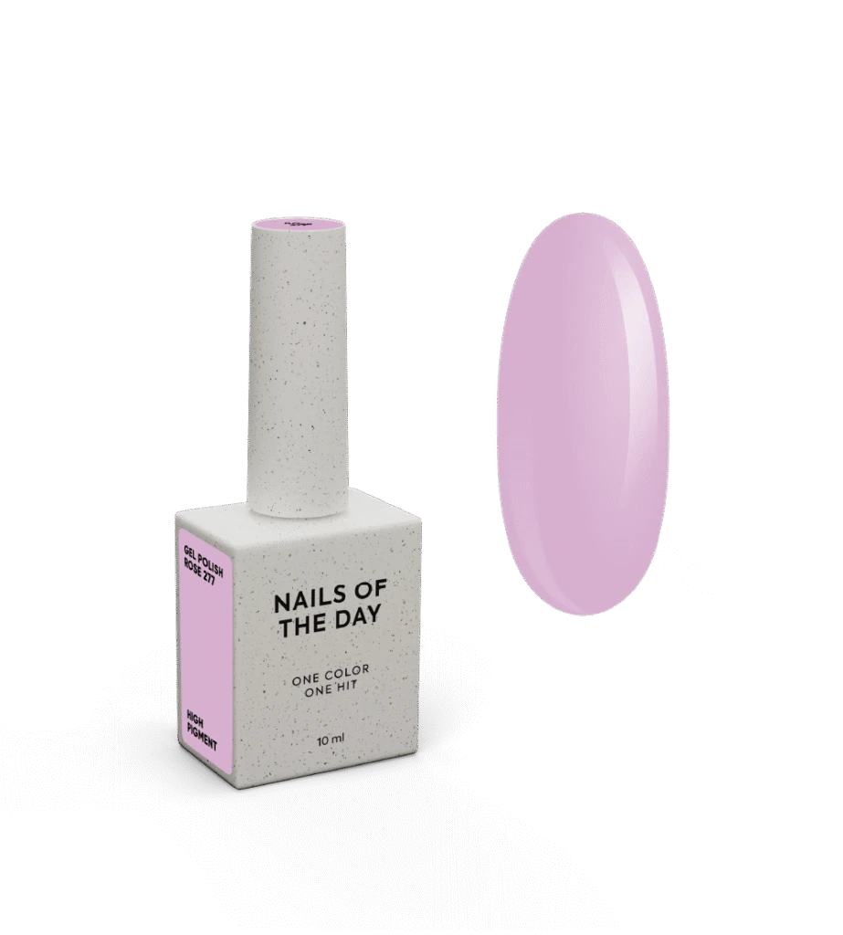 NAILSOFTHEDAY Gel Polish Rose 277, Altrosa Gel-Lack, 1-Schicht-Deckkraft, 10 ml
