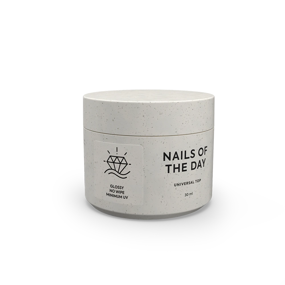 NAILSOFTHEDAY Universal Top – Glänzender No-Wipe Top Coat mit minimalem UV-Filter-Anteil – Bild 2