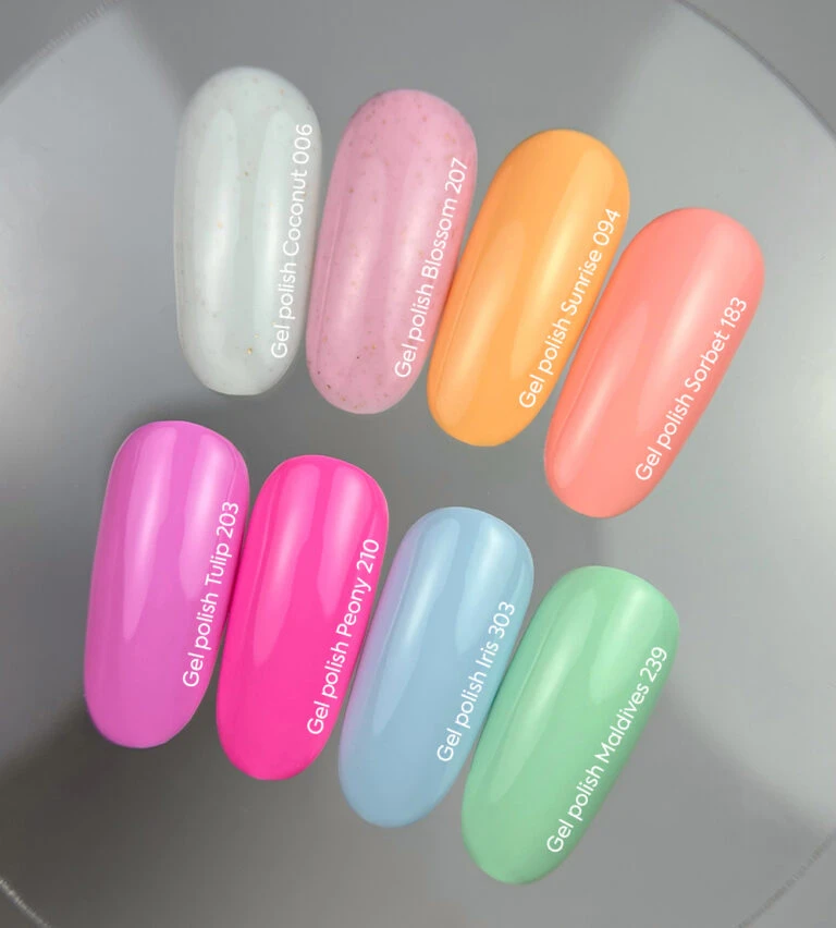 NAILSOFTHEDAY Gel Polish Peony 210, Warmer, kräftig rosafarbener Gel-Lack, 1-Schicht-Deckkraft, 10 ml – Bild 3