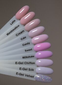 Verin E-Gel Milkshake – Aufbaugel zur Verstärkung natürlicher Nägel, HEMA- & TPO-frei, 15 ml – Bild 3